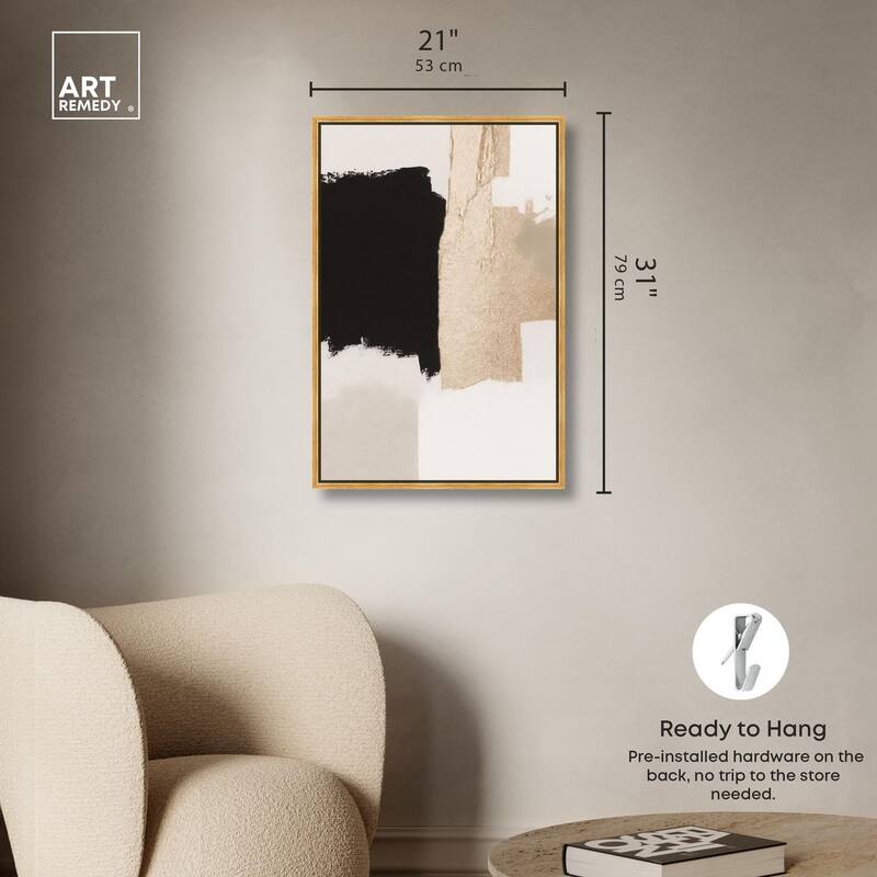 Earth and Ink II Canvas by Art Remedy