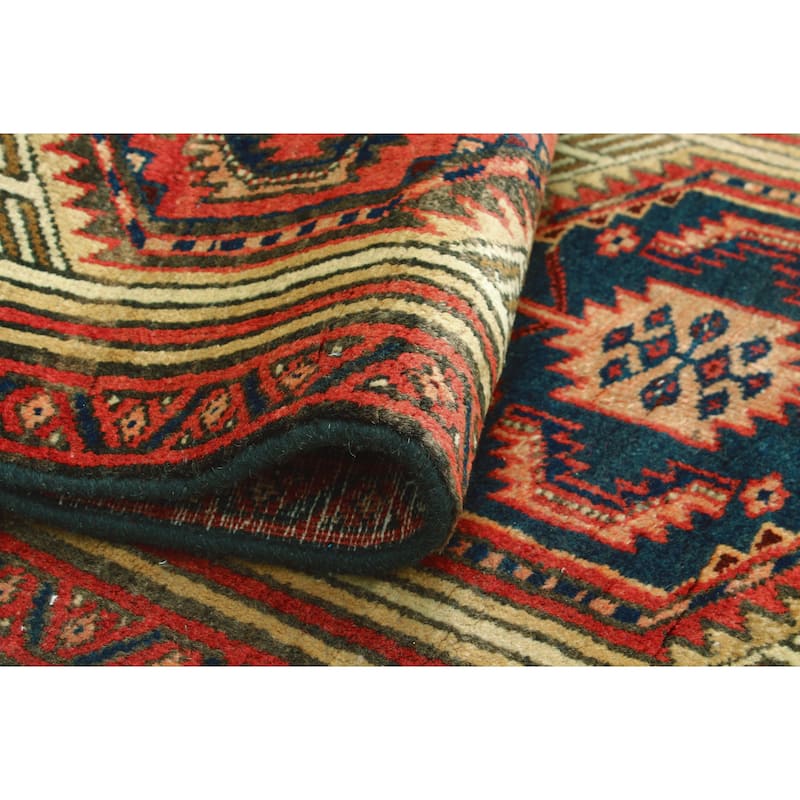 Fine Vintage Distressed Asem Rust/Beige Runner - 2'1" x 9'0"