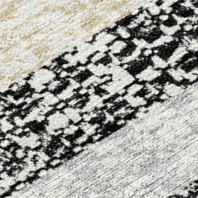 HomeRoots Striped Transitional Rectangle Outdoor Rug