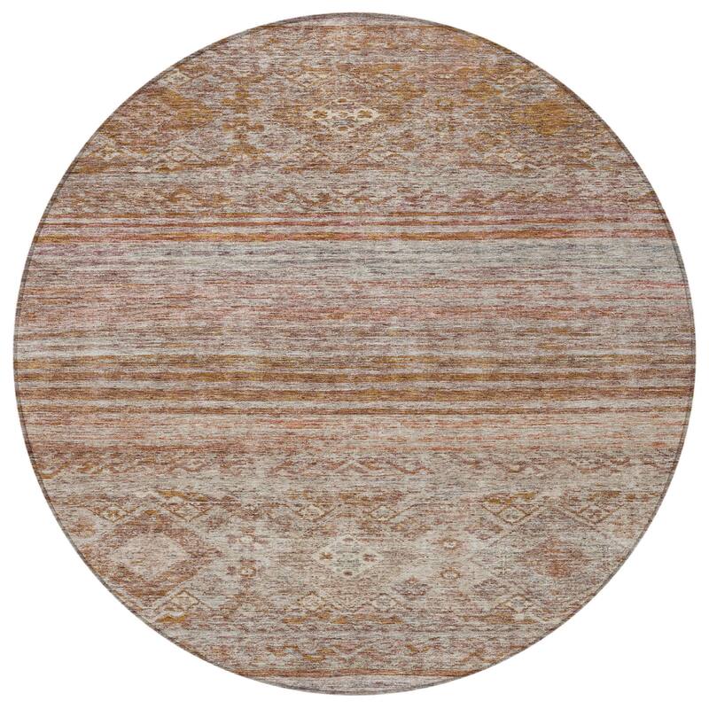 HomeRoots Floral Transitional Rectangle Outdoor Rug