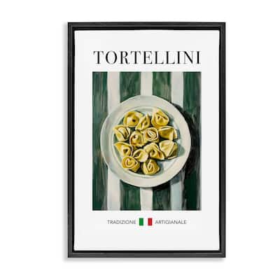 Stupell Traditional Tortellini Pasta Framed Floater Canvas Wall Art Design By Andreas Magnusson