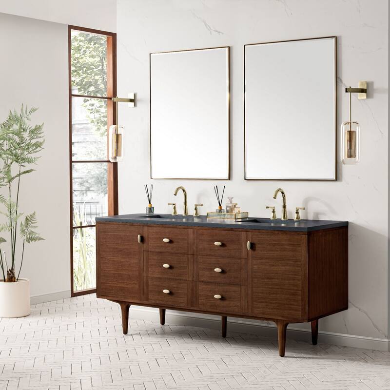 James Martin Vanities 670-V72-3CSP Amberly 72" Free Standing or Wall