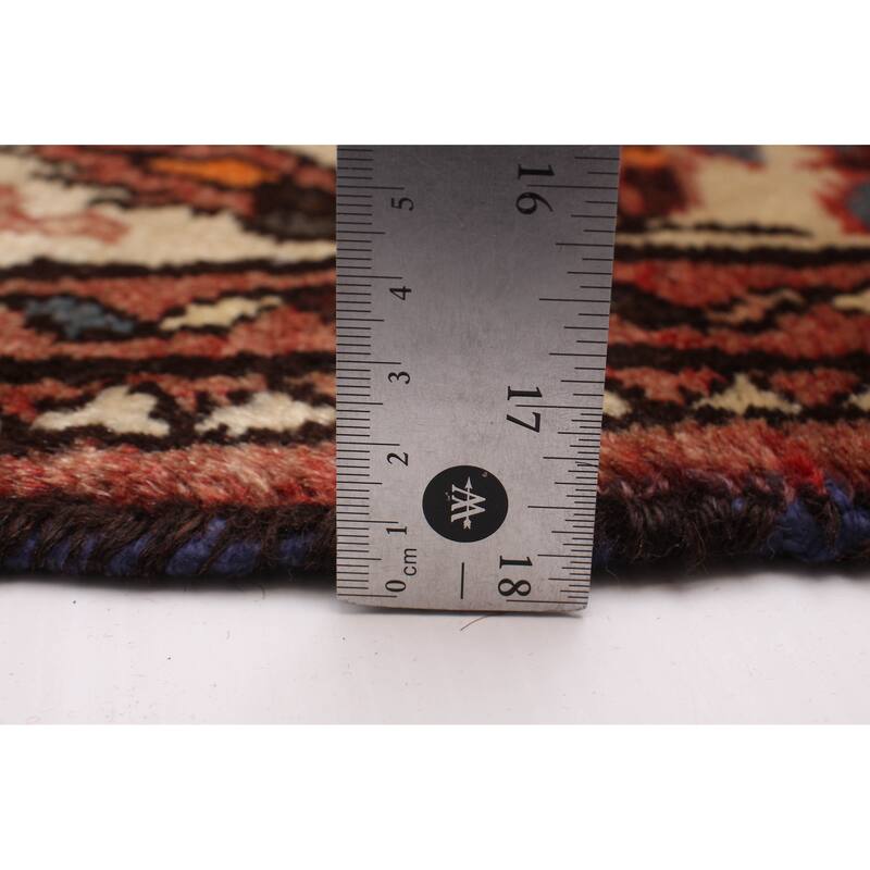 ECARPETGALLERY Hand-knotted Andelz Red Wool Rug - 2'9 x 10'5