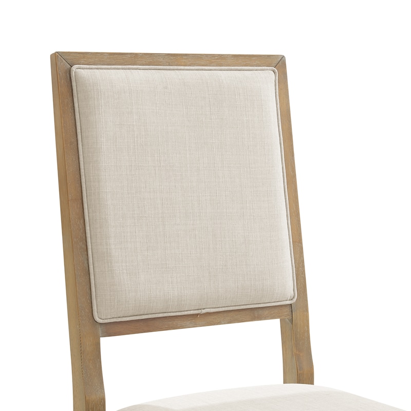 Joanna 2Pc Upholstered Back Chair Set - 18.25 "W x 21 "D x 39.88 "H