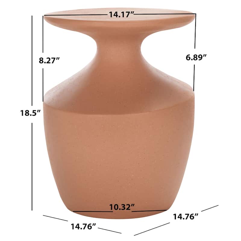 SAFAVIEH Jaiya Accent Table (Fully Assembled) - 15"W x 15"D x 19"H