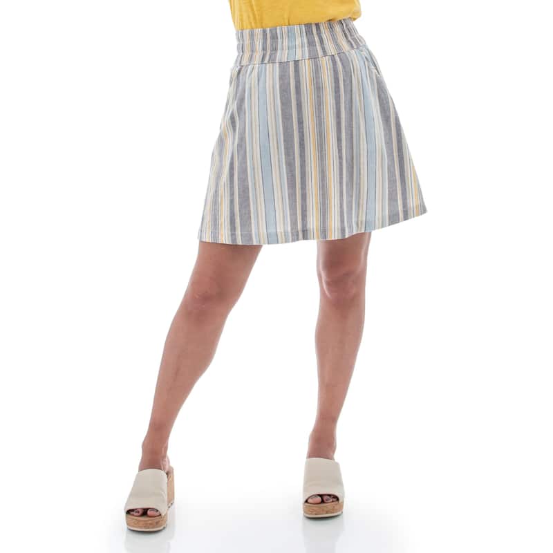 Aventura Women's Shoreline Striped Summer Skirt