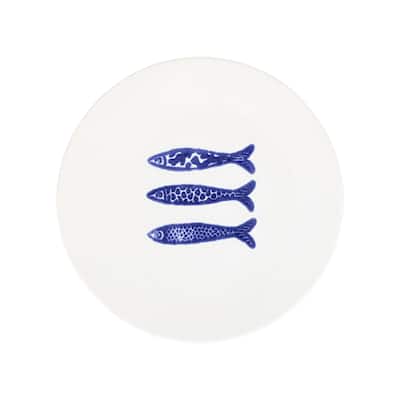 viva by VIETRI Santorini Minnows Salad Plate