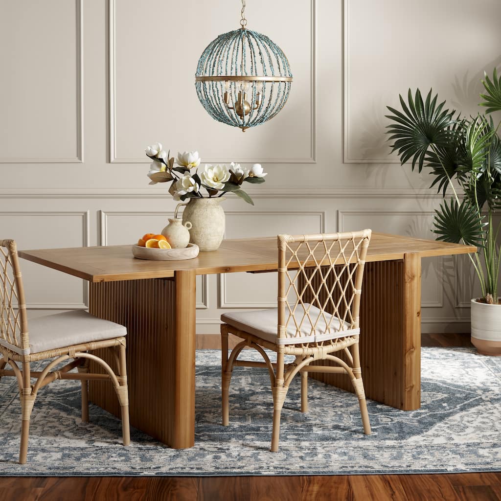 SAFAVIEH Pearline 78" Dining Table - 78" L x 37" W x 30" H - 78Wx37Dx30H