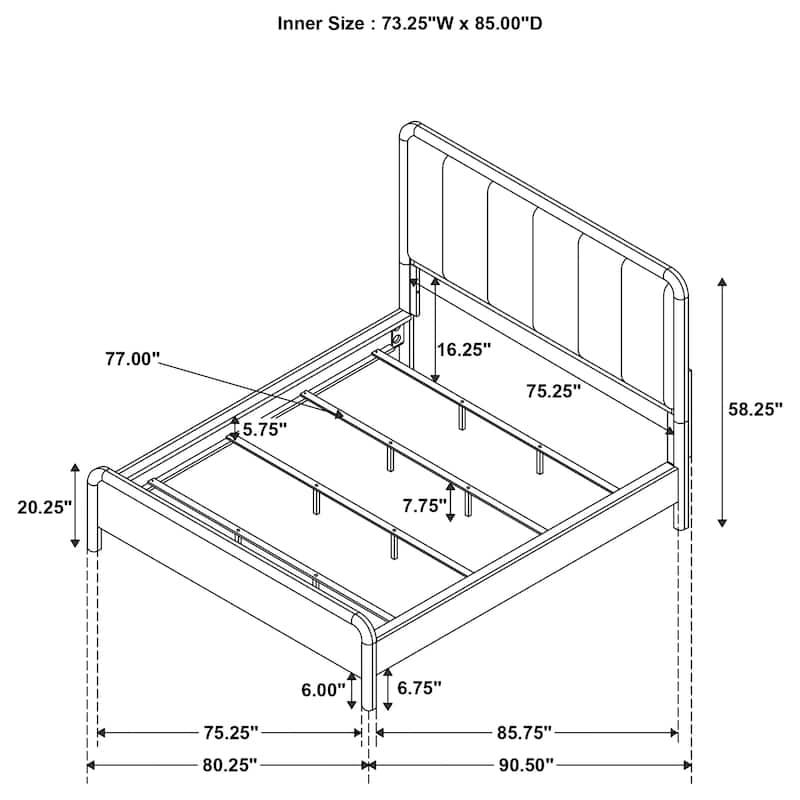 Amsbury Bedroom Set Nutmeg
