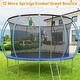 preview thumbnail 7 of 16, 16FT Trampoline, Recreational Trampolines with Enclosure Net and Ladder
