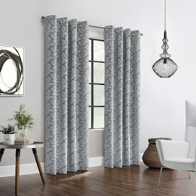 Patricia Jacquard Grommet Curtain Panel - 52" x 84"