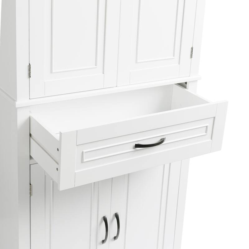 Bathroom Storage Cabinet with Doors and Drawer