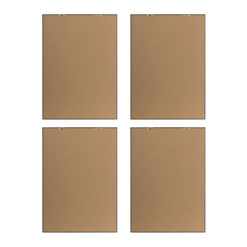 Set of 4 Botanical Flower Wall Art