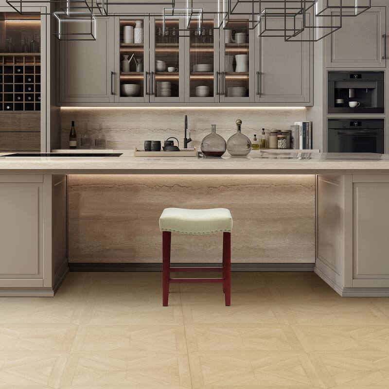 Jameson Upholstered Polyester Cherry 24 Inch Counter Stool