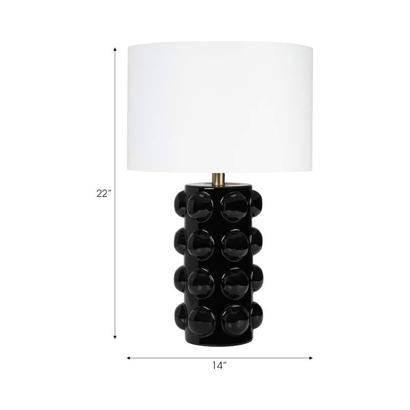 Decorative Ceramic Bubble Accent Lamp - 22.0"