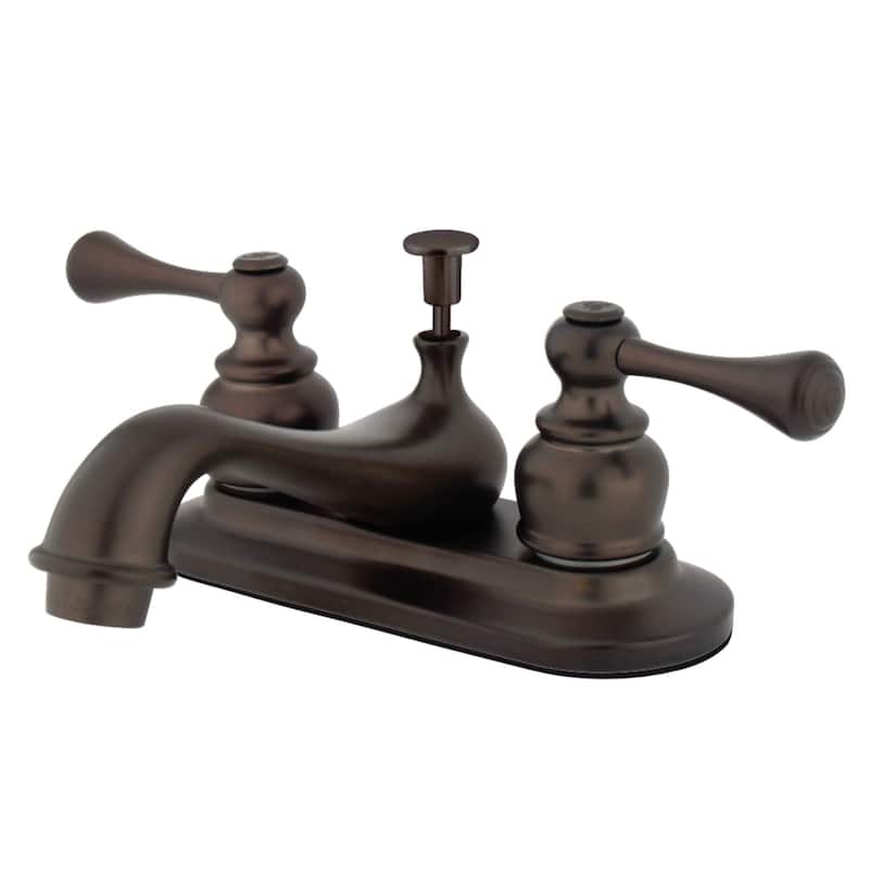 Kingston Brass English Vintage Centerset Bathroom Faucet with Pop-Up