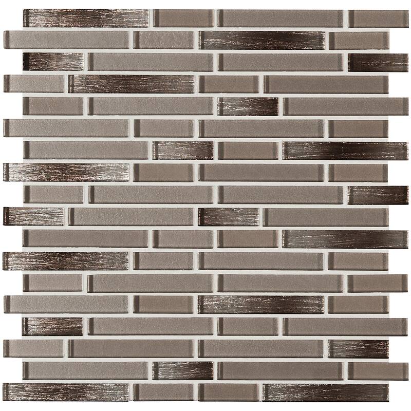 Ackland AKM-G-12X12IL-CA 12" x 12" Glass and Marble and Metal and - Kavik