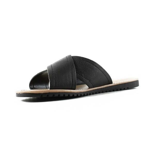 Franco sarto black slides Clearance