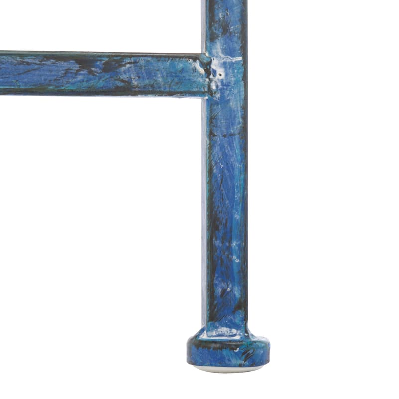 SAFAVIEH Outdoor Citlalli Victorian Scroll Iron Kissing Bench - 44Wx24Dx31H