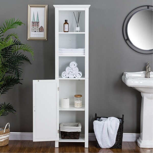 3 Tier White Wooden Corner Shelf Unit Home Decor Bathroom Storage Unit Furniture 