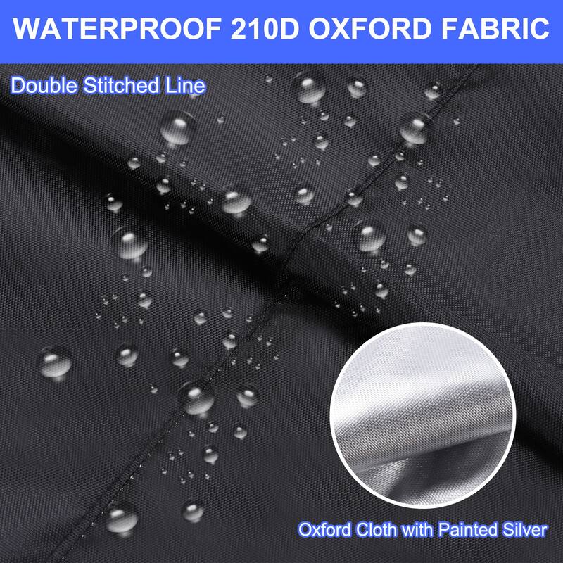 79"x12" Large Round Dog Pool Cover Foldable Waterproof Bath Pool Cover