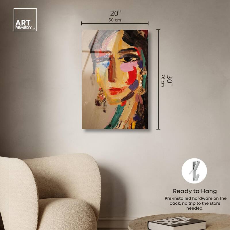 Colorful Expression II Acrylic by Art Remedy, Ready to Hang