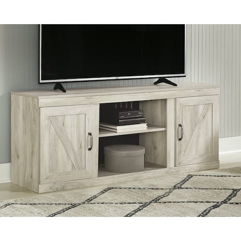 Wynnlow Modern Farmhouse 60" TV Stand with Fireplace Option