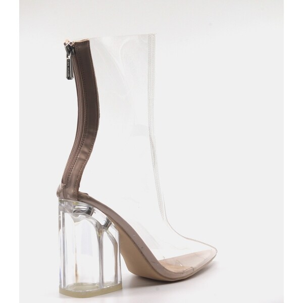 pointy perspex heels
