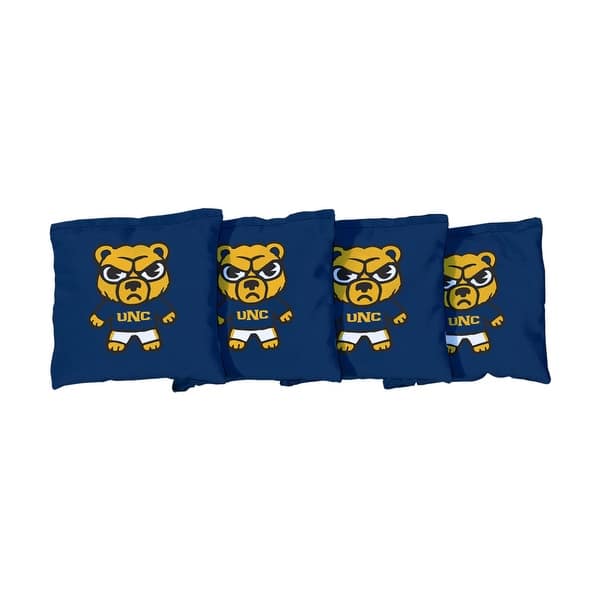 slide 2 of 3, Northern Colorado Bears Blue Tokyodachi Design Cornhole Bags All-Weather Resin Filled