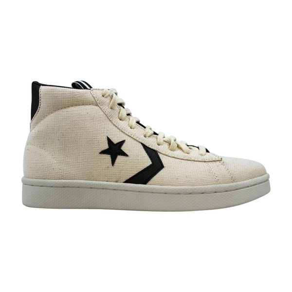 cream leather converse