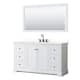 Option White, Black Trim, White Quartz Top
