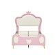 preview thumbnail 6 of 9, Twin Princess Platform Bed with Crown Headboard