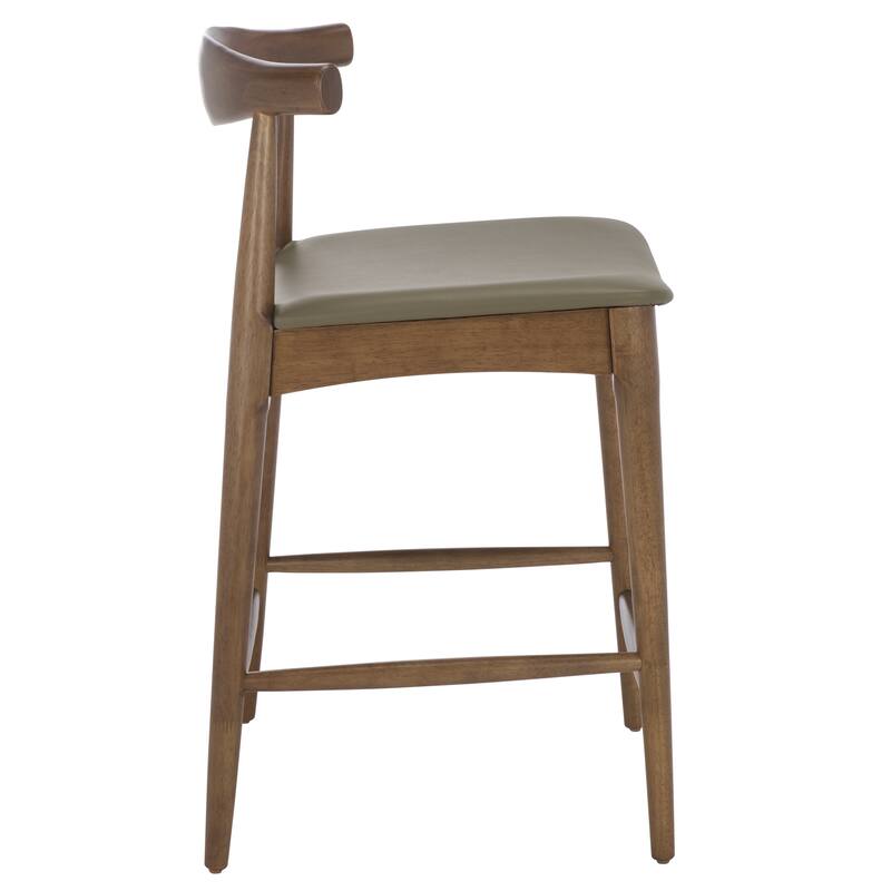SAFAVIEH Home Elbow Counter Stool - 21"W x 21"D x 34"H
