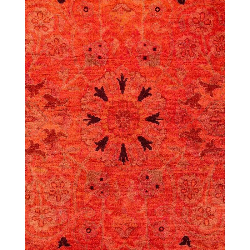 Fine Vibrance, One-of-a-Kind Hand-Knotted Area Rug - Pink, 3' 2" x 5' 5" - 3' 2" x 5' 5"