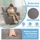 preview thumbnail 17 of 28, Costway Sherpa Kids Sofa with Solid Rubber Wood Legs for Boys & Girls - See Details