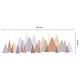 preview thumbnail 11 of 19, Walplus Huge Colorful Mountain Landscape Children Wall Stickers Nursery Décor