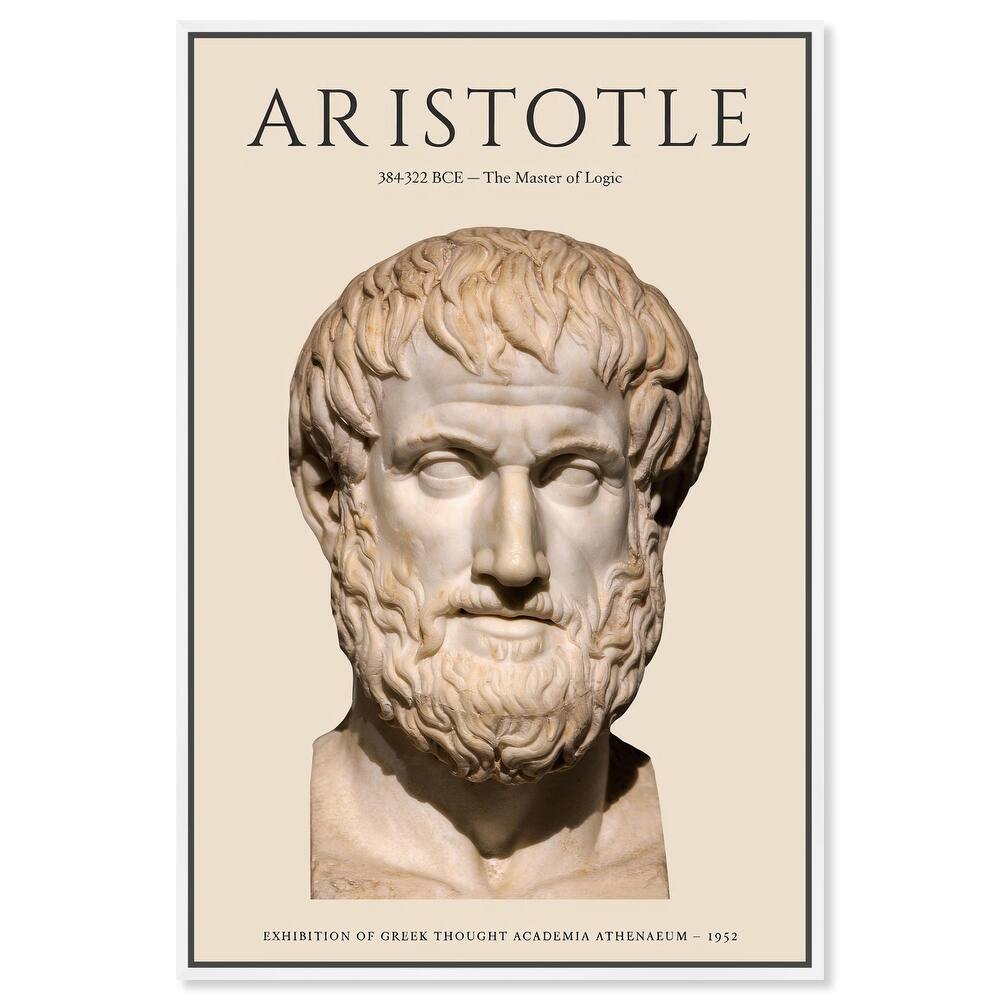 Greek Thinker Canvas by Art Remedy