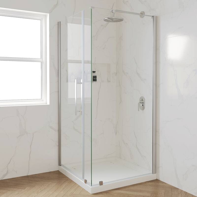 OVE DECORS Adena White Shower Base 60x36 in white