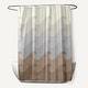 preview thumbnail 4 of 7, Deep Sea Geometric Print Shower Curtain Grey