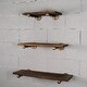 preview thumbnail 9 of 13, Furniture Pipeline Louisville 3-piece Wide Tiered Wall Shelf Set - 18", 24", and 30" Wide