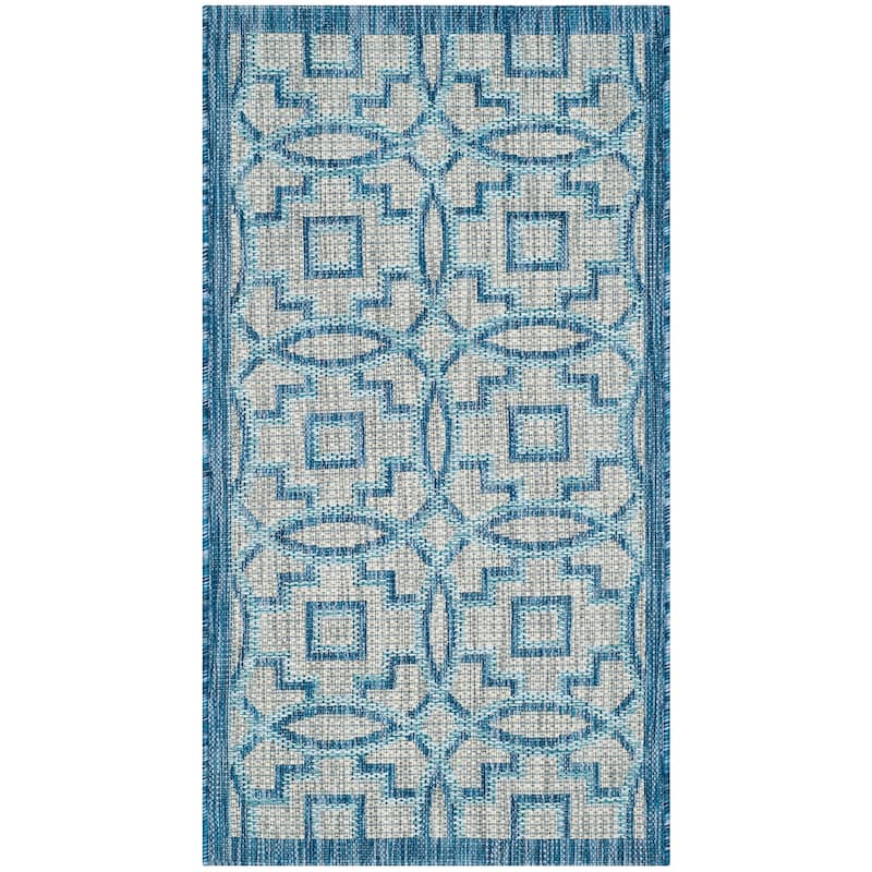 SAFAVIEH Courtyard Ofelija Indoor/ Outdoor Waterproof Patio Backyard Rug