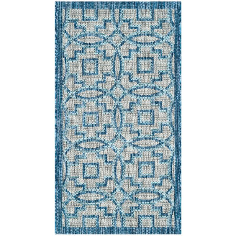 SAFAVIEH Courtyard Shelvia Indoor/ Outdoor Waterproof Patio Backyard Rug