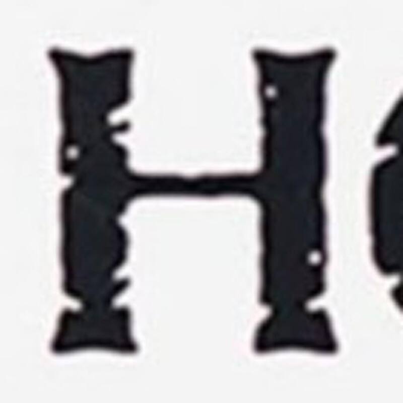 HomeRoots 14" X 12" Black And White Reversible Inspirational Love Text Wood Wall Decor