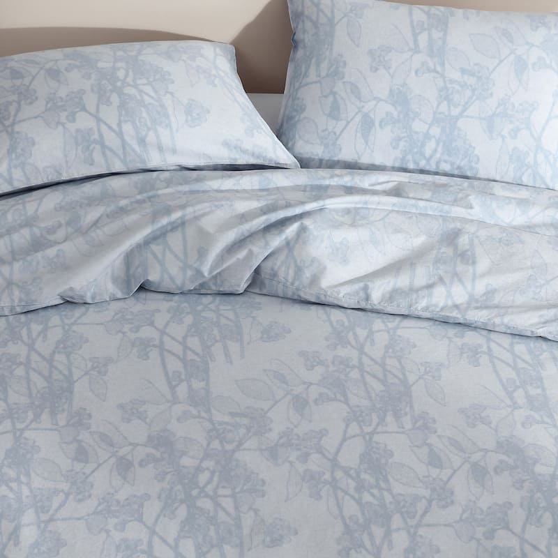 Calvin Klein Bayberry Cotton Blue Comforter Set