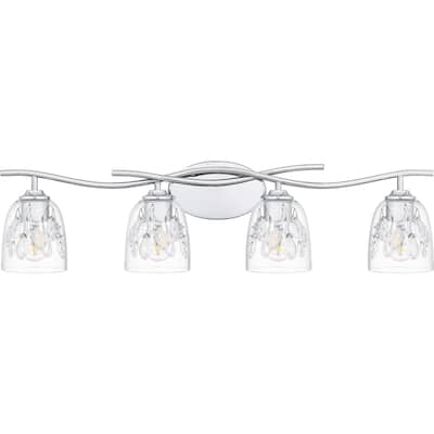 Ansley 4-Light Polished Chrome Bath Light