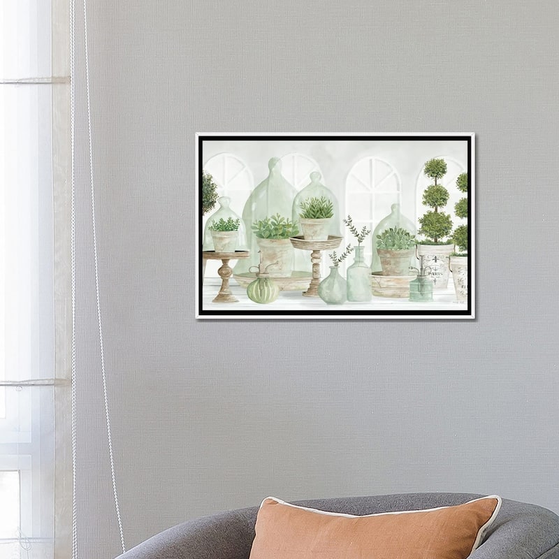 iCanvas "Nice And Neutral Plant Collection" by Cindy Jacobs Framed Canvas Print