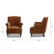 preview thumbnail 16 of 30, Eloise 30" Transitional Velvet Pleated Sock Arm Accent Chair