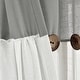 preview thumbnail 65 of 152, Lush Decor Linen Button Single Panel Window Curtain