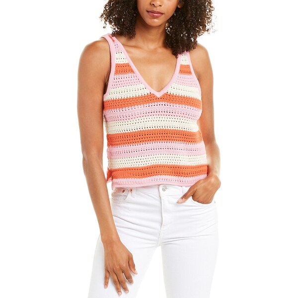 Wayf Crocheted Tank. Opens flyout.