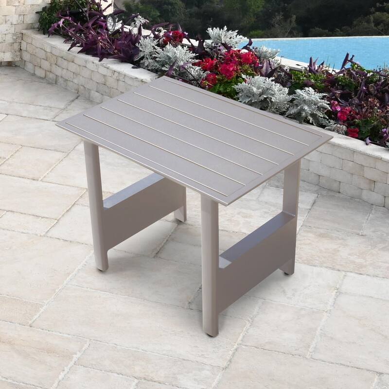 Abbyson Santorini Outdoor Side Table (Set of 2)